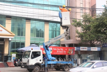 PC Quảng Bình: Tiếp tục chỉnh trang cáp thông tin đô thị