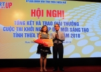 Thừa Thiên Huế trao giải Khởi nghiệp đổi mới sáng tạo năm 2018