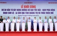 Thủ tướng Chính phủ phát lệnh khởi công dự án cao tốc Cam Lộ- La Sơn