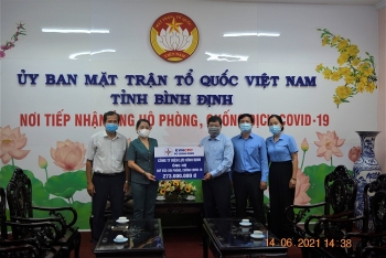 PC Bình Định ủng hộ 273 triệu đồng Quỹ vắc xin phòng, chống Covid-19