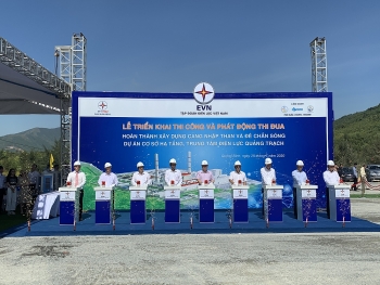 Nhiệt điện Quảng Trạch: Triển khai thi công dự án cảng than và đê chắn sóng