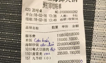 Đà Nẵng: Du khách phản ánh nhà hàng “chặt chém” giá cả?!