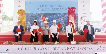 Đất Xanh Miền Trung phát triển dòng sản phẩm shophouse siêu sang chuẩn quốc tế Regal Pavillon