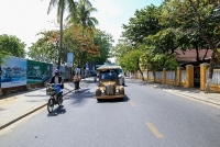 Hội An đưa 120 xe điện làm phương tiện công cộng