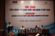 Tăng trưởng tiền lương chưa tỉ lệ với tăng năng suất lao động ở Việt Nam