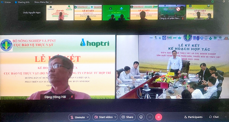 Ký kết hợp tác sử dụng thuốc bảo vệ thực vật an toàn, hiệu quả