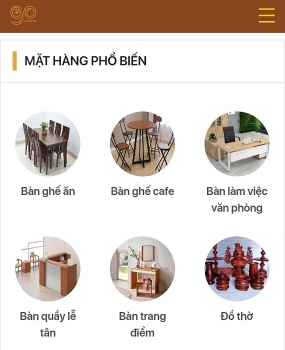 Sandogo: Cơ hội cho chủ xưởng gỗ gặp gỡ người tiêu dùng
