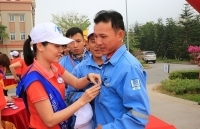 Lọc hóa dầu Bình Sơn mừng sự kiện 20 triệu giờ công an toàn