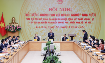 Thủ tướng Phạm Minh Chính chủ trì Hội nghị trực tuyến toàn quốc để phát triển doanh nghiệp nhà nước