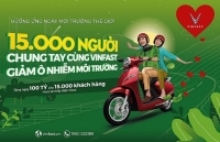 VinFast tặng 100 tỷ đồng cho 15.000 khách hàng chung tay giảm ô nhiễm môi trường