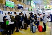 Lượng khách qua sân bay quốc tế Nội Bài dự báo tăng mạnh