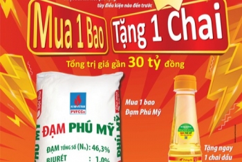 “Đạm Phú Mỹ - Đồng hành sẻ chia” với 2 triệu chai dầu ăn tặng bà con nông dân