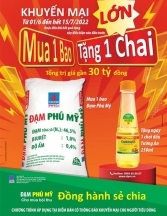 “Đạm Phú Mỹ - Đồng hành sẻ chia” hỗ trợ bà con nông dân