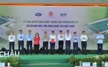 Mộc Châu Milk và Vinamilk khởi công Tổ hợp thiên đường sữa Mộc Châu