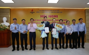 Lọc hóa dầu Bình Sơn công bố quyết định bổ nhiệm 2 Phó Tổng giám đốc