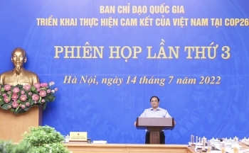 Thủ tướng chủ trì phiên họp lần thứ 3 của Ban Chỉ đạo triển khai các cam kết tại COP26