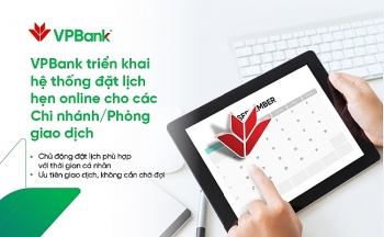 VPBank triển khai dịch vụ Đặt lịch hẹn Online cho khách tới ngân hàng mùa dịch