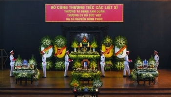 Tổ chức trọng thể Lễ tang 3 liệt sĩ cảnh sát hy sinh khi chữa cháy