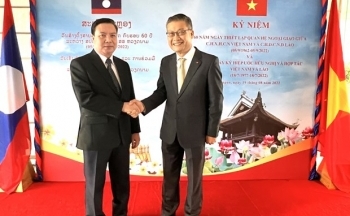 60 năm quan hệ Việt Nam - Lào: Ấm áp buổi lễ kỷ niệm tại Myanmar