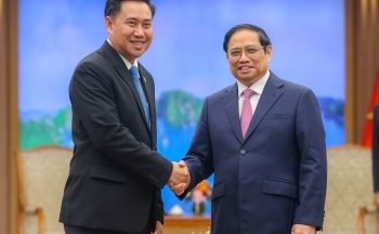 Thủ tướng tiếp Bộ trưởng, Chủ nhiệm Văn phòng Phủ Thủ tướng Lào