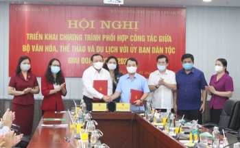 Ủy ban Dân tộc và Bộ Văn hóa, Thể thao và Du lịch triển khai Chương trình phối hợp công tác giai đoạn 2021-2025