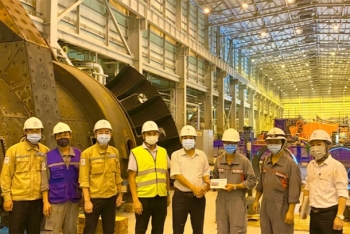 Công đoàn Nhà máy Nhiệt điện Vĩnh Tân 4 thăm hỏi, động viên CBNLĐ tham gia công tác sửa chữa lớn đại tu Tổ máy S2