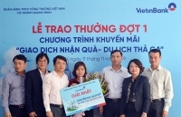 VietinBank tìm ra chủ nhân chuyến du lịch Mỹ trị giá 100.000.000 VND.