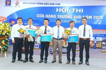 Kon Tum: Thi cửa hàng trưởng xăng dầu giỏi