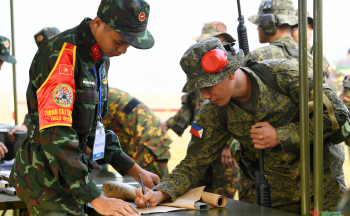 Ngày tranh tài bắn súng đầu tiên của các xạ thủ ASEAN tại AARM-30