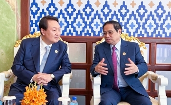 Tổng thống Hàn Quốc: Sẵn sàng hợp tác với Việt Nam về chuyển đổi số, an ninh mạng, công nghệ sinh học