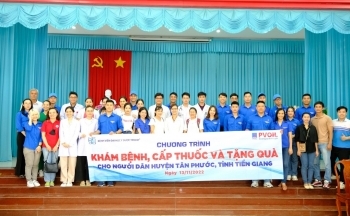 PVOIL tổ chức chương trình an sinh xã hội tại tỉnh Tiền Giang