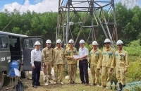 Công đoàn Công ty Truyền tải điện 2 kịp thời động viên cán bộ công nhân viên trên công trường