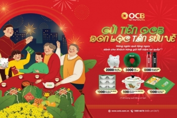 Gửi tiền OCB nhận hàng nghìn quà tặng đón lộc Tân Sửu