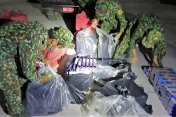 Long An:  Lợi dụng xe “luồng xanh” để chở thuốc lá lậu