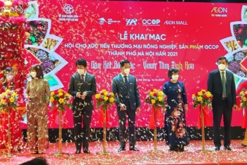 72 doanh nghiệp tham gia Hội chợ hàng nông sản, OCOP tại Aeon Mall Hà Đông