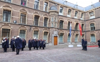 Chùm ảnh: Lễ đón chính thức Thủ tướng Phạm Minh Chính thăm Vương quốc Hà Lan