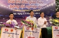 Giải bóng đá hữu nghị giữa Bộ Công Thương Việt Nam với Tập đoàn Điện lực Hàn Quốc