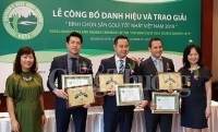 Công bố 10 sân golf tốt nhất Việt Nam năm 2019