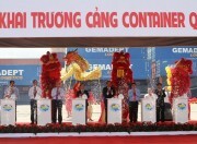Khai trương cảng container quốc tế trị giá 200 triệu USD tại TP.Hồ Chí Minh