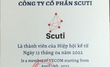 Công ty Cổ phần Scuti chính thức trở thành thành viên của Hiệp hội Thương mại điện tử Việt Nam