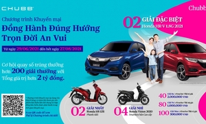 Sở hữu nhiều quà tặng hấp dẫn khi mua bảo hiểm Chubb Life Việt Nam