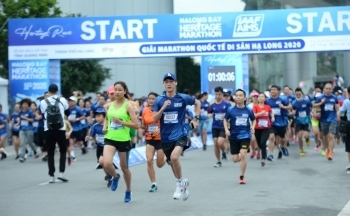 Gần 2.500 người tham gia Giải Marathon Quốc tế Di sản Vịnh Hạ Long