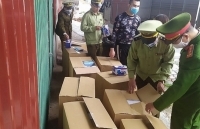 Bắc Giang bắt giữ lô hàng khẩu trang không có hóa đơn chứng từ