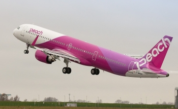 Hãng hàng không Peach nhận máy bay A321LR đầu tiên