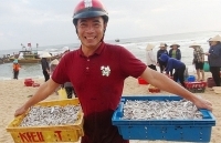 Ngư dân Quảng Bình cười tươi 