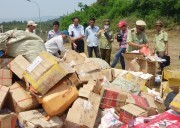 Phú Yên: Tiêu hủy lô hàng trị giá trên 2 tỷ đồng