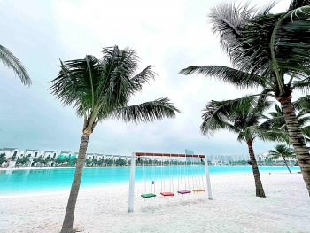 Biển hồ nước mặn Vinhomes Ocean Park - Điểm đến hấp dẫn nhất Hà Nội dịp nghỉ lễ 30/4