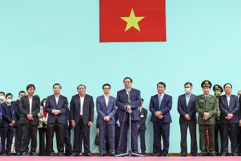 Thủ tướng động viên đoàn thể thao Việt Nam, kiểm tra công tác chuẩn bị SEA Games 31