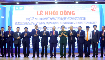 Chủ tịch nước Nguyễn Xuân Phúc dự lễ khởi động dự án Khu công nghiệp Quảng Trị