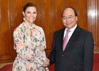 Thủ tướng tiếp Công chúa kế vị Thụy Điển